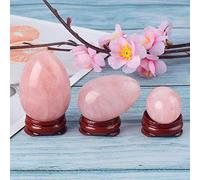 Uovo di giada avventurina verde naturale non forato Yoni Egg pietra curativa minerale per le donne Esercizio di Kegel Pietra Reiki-RQ_set