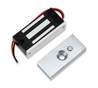 uoweky 60 kg/132 lb - Cerradura magnética electrónica de control de acceso con cerradura electromagnética DC12 V Fail Safe Mini pequeña cerradura de puerta NC para sistema de seguridad eléctrica