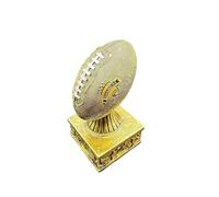 uoXHFdh Premio de reconocimiento 5,9 Pulgadas Inspirado en los Troys la Liga Dorada con Escudo campeón, Recuerdo Coleccionable for fanáticos del Super Bowl