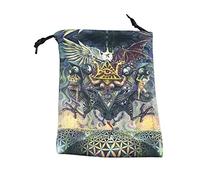 Uozonit - Bolsa para tarjetas de tarot (bolsa con cordón para tarjetas Oracle Tarot, bolsa de tarot y bolsa de dados para Oracle Guidance Divination Fate Deck Juegos de mesa Family Playing Card Game