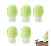 Uozonit Botellas de viaje para artículos de aseo,Botellas de aseo de viaje | Botellas de inodoro antifugas,Juego de botellas de viaje líquidas recargables para champú, 60 ml, Se référer au descriptif