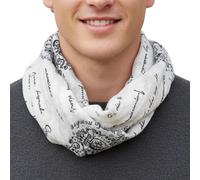 Uozonit Bufanda cristiana, chal de meditación suave y cómodo, bufanda de invierno, para meditación, oración, familia, amigos, adultos, hombres, hogar, viajes al aire libre, viajes diarios