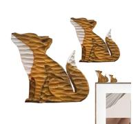 Uozonit Decoración de marco de puerta de animales, decoración de animales lindos para pared de esquina de puerta, decoración de pared de arte de animales, decoración de esquina de puerta para estante