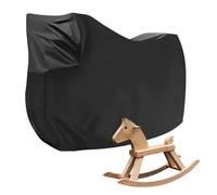Uozonit - Funda protectora para caballo de madera, funda protectora para caballo de madera, funda protectora para caballos de jardín, cubierta de caballo de madera, resistente al agua, con cordón