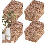 Uozonit Haystack Decoraciones - Pequeña casa de muñecas Haystack - Pala decorativa de paja, Hayrick miniatura, bloques de heno, decoraciones de casa de muñecas para accesorios de granja