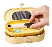 Uozonit Kit de costura para adultos, accesorios portátiles con de almacenamiento, de kit de costura, para viajes, hombres, mujeres, adolescentes, mamá, abuelo, esposa, niños, principiantes