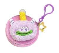 Uozonit - Llavero para Bolso de Peluche, Llavero de Cartera de Peluche, Bolso de Moneda de Peluche para Animales | Llavero Colgante de Grande, Monedero de Peluche, Morado, Se référer au
