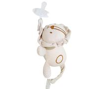 Uozonit Pacifier Buddy, chupete de peluche, peluche desmontable y chupet, chupete para la piel, cómodo y adorable para la fiesta de los 0 meses