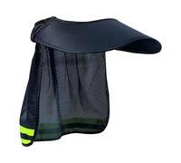 Uozonit Parasol para casco, visera de sombrero duro, tira reflectante protectora para casco para trabajos de construcción, hombres, jardinería, almacén al aire libre