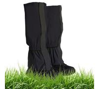 Uozonit Polainas para botas, 2 piezas ajustables para zapatos, protectores de piernas, protector de pantorrilla a prueba de lluvia, suministros de jardinería para paisajismo, mujeres y hombres, siega