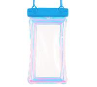 Uozonit Protector de teléfono subacuático, funda protectora reutilizable con cordón, suministros de playa portátiles, bolsa de buceo táctil para hombres y mujeres