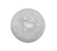 Uozonit Soplo de polvo para polvo corporal, Soplo de polvo peludo | Soplo de polvo para rostro con lazo de cinta,Herramienta de maquillaje seco, aplicador de polvo corporal para bebés, niños y