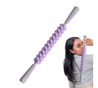 Uozonit Varilla de masaje, masajeador corporal para mujer, rodillo muscular, atletas amantes del deporte, cuello, muslos, relajación, masajeador de mano para trabajar, viajar, gimnasio, yoga