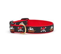 Up Country Collar de perro pirata/ancho medio