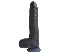 Up & Down Realistic Vibrator R13 Black 20 cm Remote Control