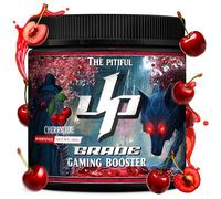 UP-GRADE Gaming Booster - Polvo para bebida energética para enfoque y energía - 200 mg de cafeína, L-tirosina, taurina, vitaminas y magnesio - Bebida clara y refrescante - 40 porciones (400 g)