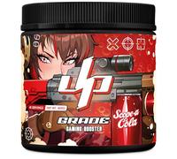 UP-GRADE Gaming Booster - Polvo para bebida energética para enfoque y energía - 200 mg de cafeína, L-tirosina, taurina, vitaminas y magnesio - Bebida clara y refrescante - 40 porciones (400 g)