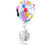 UP House - Abalorio de plata 925 compatible con abalorios Pandora, Trollbeads, Chamilia, Biagi y muchas otras pulseras del Reino Unido, Plata de ley