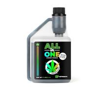 UP NUTRIENTS Fertilizante ALL IN ONE Cannabis Interior y Exterior 500 ml - Abono Plantas NPK 5-1-5 Plantas Todas las Fases Crecimiento y Floración - 100% Biológico - Envío Discreto
