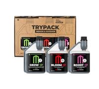 UP NUTRIENTS Trypack Fertilizante Grow, Bloom & Boost 500 ml | Abono 100% Orgánico Indoor & Outdoor Enraizamiento, Crecimiento y Engorde Floración Cogollos | Estimulador Flores y Plantas
