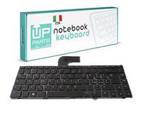 UP PARTS® - Empresa italiana - Teclado italiano para portátil Vostro 3350, 3450, 3460, 3550, 3555, 3560, 3560, 1540, 1440, 1540, 1550, 2421, 2520, 3350, XPS L502X, Latitude 330, 3300