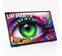 UP PARTS Monitor Portátil, Pantalla Portátil, Monitor Portátil para Portátil, 156AS - 15.6" Aluminio Full HD 1920x1080, IPS, USB-C y HDMI, Ultra Delgado, Ligero, Con Altavoces, Empresa Italiana