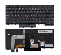 UP PARTS Teclado de repuesto para Lenovo ThinkPad A475 A485 T470 T480 - Diseño italiano - Con retroiluminación - Con marco y trackpoint - Empresa italiana