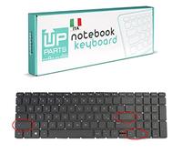 UP PARTS® Teclado italiano compatible con HP para Notebook Pavilion HP 250 G6, HP 255 G6, 15-BS 15-BW 15Q-BD 17G-BR 15-CB 15-CC 17-BS (sin marco, color negro)