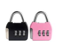 UP Security Candado de combinación pequeño, cerraduras de combinación de 3 dígitos, cerradura de equipaje de viaje con código, mini candado combinado para maleta, taquilla, bolsa, caja, cremallera de