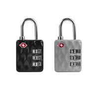 UP Security Cerraduras de equipaje aprobadas por la TSA, candado combinado para casillero de gimnasio, candado de combinación de 3 dígitos, candado pequeño para uso en exteriores, maleta de viaje