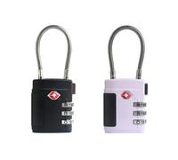 UP Security TSA - Cerraduras para equipaje, combinación de candados pequeños, cerraduras de equipaje aprobadas por la TSA, candados combinados con cable para maleta, taquilla de gimnasio, mochila