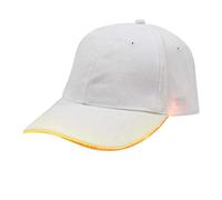 Up Sports Glow - Gorra de béisbol con luz LED, para fiesta, club, hip-hop, gorra de béisbol con pestañas, amarillo, Talla única