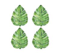 UP ware - 4 platos de melamina de 9 pulgadas (Monstera)