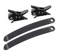 UP100 Fijación de snowboard para snowboard, 1 juego de 2 hebillas de trinquete y 2 correas para sistema de correa