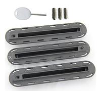 UP100 Juego de 3 aletas Future Tri Aletas para Surfing SUP Tornillo Surfboard Surf Aletas Set Negro