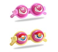 UPABLUNSO Divertidas gafas de ojos locos novedosas con ojos que se mueven, lentes parpadeantes para regalos de broma de Halloween