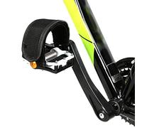 UPALDHOU 1 par de Correas de Pedal de Pedal de Ciclismo Correas de de Bicicleta Ciclismo de de Nylon Ajustables para Bicicletas de Carretera de Engranaje Fijo con un Ajuste Seguro y Cómodo (BLACK)