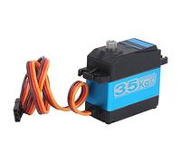 UPALDHOU 35 Kg Servo Digital Motor sin Correos de Alta Velocidad RC Servo para 1: 8 1:10 :12 Barco de Automóvil RC con Rendimiento Impermeable IP66 Engranajes Duraderos Diseño Compacto