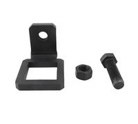 UPALDHOU Abrazadera de Enganche Antisonajero, Estabilizador de Acero Sintético de 1/2 Pulgada de Espesor Resistente con Recubrimiento en Polvo Negro, para Receptores de Enganche de (Negro esmerilado)