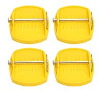 UPALDHOU Almohadilla de Base para Gato de Remolque, Almohadillas para Piernas de RV, Bloque Estabilizador Que Evita Que Se Hunda, Ayuda a Estabilizar para Autocaravana, Vehículo de