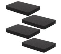 UPALDHOU Almohadillas para Cinta de Correr, 4 Piezas, Almohadillas de Goma Engrosadas con Reducción de Ruido Que Absorben los Golpes para Equipos de Ejercicios, Lavadora