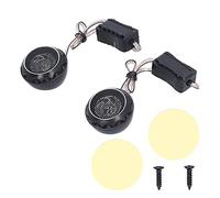 UPALDHOU Altavoz de Agudos para Automóvil con Sonido Claro, Tweeter de Cúpula de Alta Eficiencia de 140 W para Altavoz de Automóvil, 2 Altavoces de de 89 DB para de Audio de, ABS Negro + Aluminio
