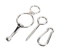 UPALDHOU Anillo para Atar Caballos, Tachuela Resistente de Acero Inoxidable para Evitar Que Se Tire hacia Atrás