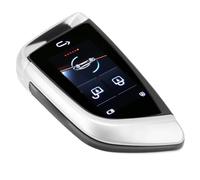 UPALDHOU Apto para Llave de Automóvil Remota Inteligente con Pantalla LCD para Inicio de Automóvil con un, Desbloqueo de Puerta sin Llave, Bloqueo Automático, Tiempo de Espera Prolongado para Todos