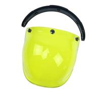 UPALDHOU Biltwell Gringo Bonanza Cascos 22 X 20 X 12 Cm para Motociclistas Visera de Escudo de Burbujas Lente ABS y PC Visera de Burbuja UV400 Antivaho y Antiarañazos 3 Snaps para Motociclistas