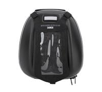 UPALDHOU Bolsa de Depósito para Motocicleta, Ventana de Navegación para | Bolsa de Navegación, Cuerpo de PU y Adaptador de Nailon, Soporte de Hierro, Cubierta para Lluvia, Cremalleras Impermeables,
