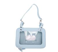 UPALDHOU Bolsa para Pañales, Elegante Bolso de Cuero PU para Cochecito Infantil, Bolso para Pañales, Bolsa para Toallitas Húmedas para Viajes Al Aire (BLUE)