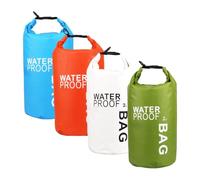 UPALDHOU Bolsa Seca de 4 Uds., Mochila Flotante Enrollable de 2L/5L para Kayak, Natación, Camping, Mochilero (2L 1 Pieza)