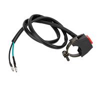UPALDHOU Botón de Manillar de Motocicleta de 22 Mm, 7, 8 Pulgadas, Interruptor de Botón de Bocina ABS con Cable, Universal, Interruptor de Bocina, Fácil Instalación para Motociclistas