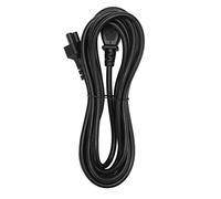 UPALDHOU Cable de Alimentación IEC320 C14 a C5 Impermeable a la Carcasa PVC: Cable de Extensión de Potencia para Lámparas de Escritorio y Máquinas de Código de Barras 9.8 Pies